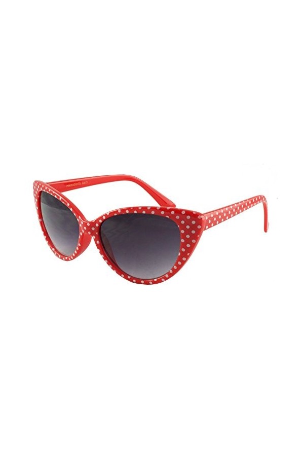 RetroUV® Lunettes de soleil pour femme Motif œil de chat - Multicolore - 56