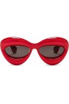 Lunettes de soleil esthétiques pour femmes lunettes de soleil yeux de chat cadre épais sexy lip candy colored glasses holiday