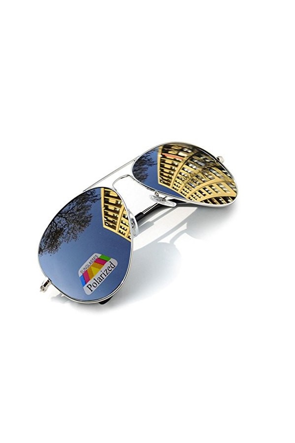 Miroir polarisée Lunettes de Soleil Unisex Sunglasses Mirror …