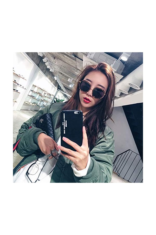 LUOXIAQIFEI Lunettes de Soleil Femmes,Dame Lunettes de Soleil Protection UV Support Confortable pour Voyager, Conduire, Pêche