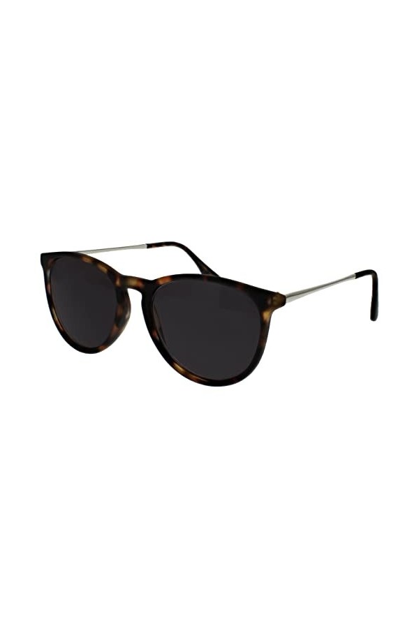 OPULIZE Jet Grand Marron Écaille Caoutchouté Argent Armes Hommes Femmes Lecteurs Soleil Lunettes De Lecture UV400 S96-2 +2,50