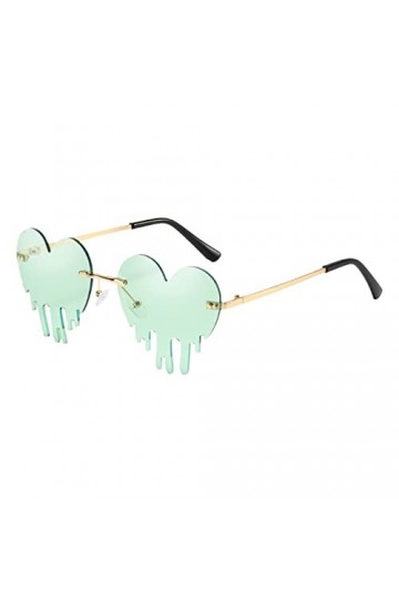 Dorjuli Lunettes de soleil femme mode surdimensionnée classique miroir lunettes de soleil sans monture lunettes de soleil hip