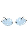 NOLITOY 1 PC Feuille Lunettes De Soleil À La Mode Décor Lunettes De Soleil À La Mode Lunettes De Soleil Femmes Polarisées Lun