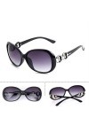 SARGE Lunettes de Soleil Noires de Luxe Femmes Marque Designer Pleine étoile Lunettes de Soleil Femme Miroir rétro carré Dame