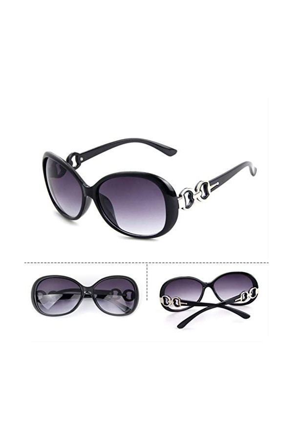 SARGE Lunettes de Soleil Noires de Luxe Femmes Marque Designer Pleine étoile Lunettes de Soleil Femme Miroir rétro carré Dame