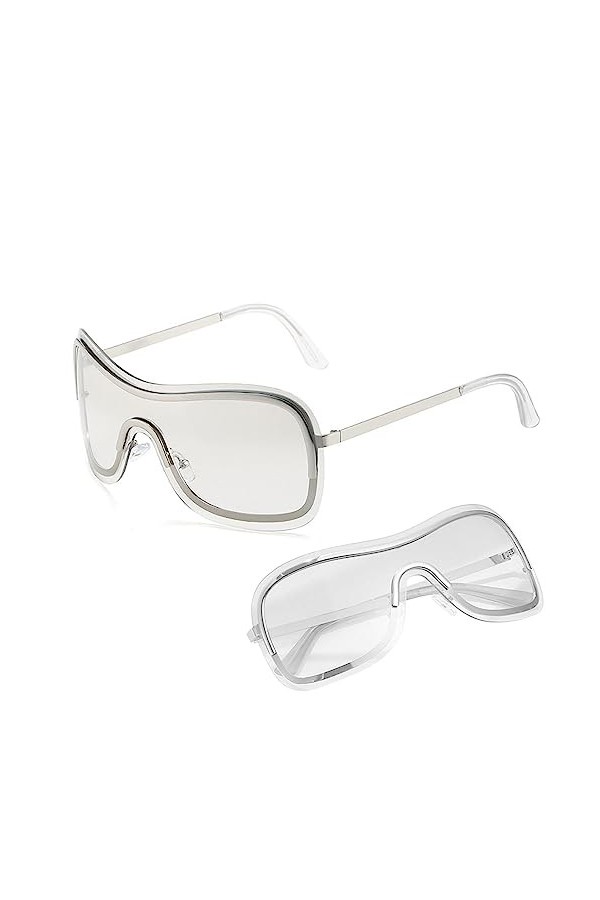 Tioheam Lunettes Soleil,Lunettes Soleil surdimensionnées pour Femmes - Lunettes Soleil pêche à vélo avec Protection UV, Lunet