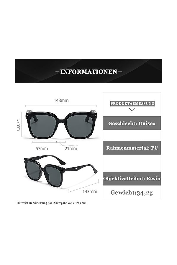 MELARQT Lunettes de soleil polarisées pour homme et femme, lunettes de soleil polarisées, lunettes de soleil UV400 pour sport