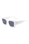 SM SunniMix Lunettes de Soleil Mode Lunettes de Soleil Lunettes de Soleil Lunettes Tendance pour Hommes Filles, Blanche