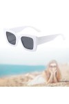 SM SunniMix Lunettes de Soleil Mode Lunettes de Soleil Lunettes de Soleil Lunettes Tendance pour Hommes Filles, Blanche