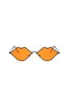 Dorjuli Lunettes de soleil pour femme - Lunettes de soleil - Lunettes de soleil sans monture - Couleurs hippie - Lunettes de 