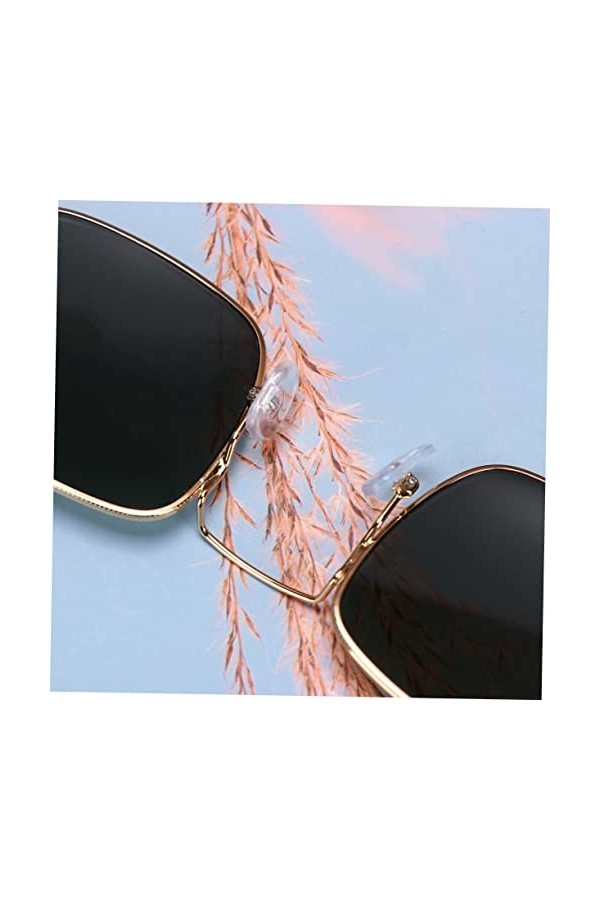 ibasenice Lunettes De Soleil De Plage Lunettes De Soleil Claires Lunettes De Soleil Métalliques Pour Femmes Lunettes De Solei