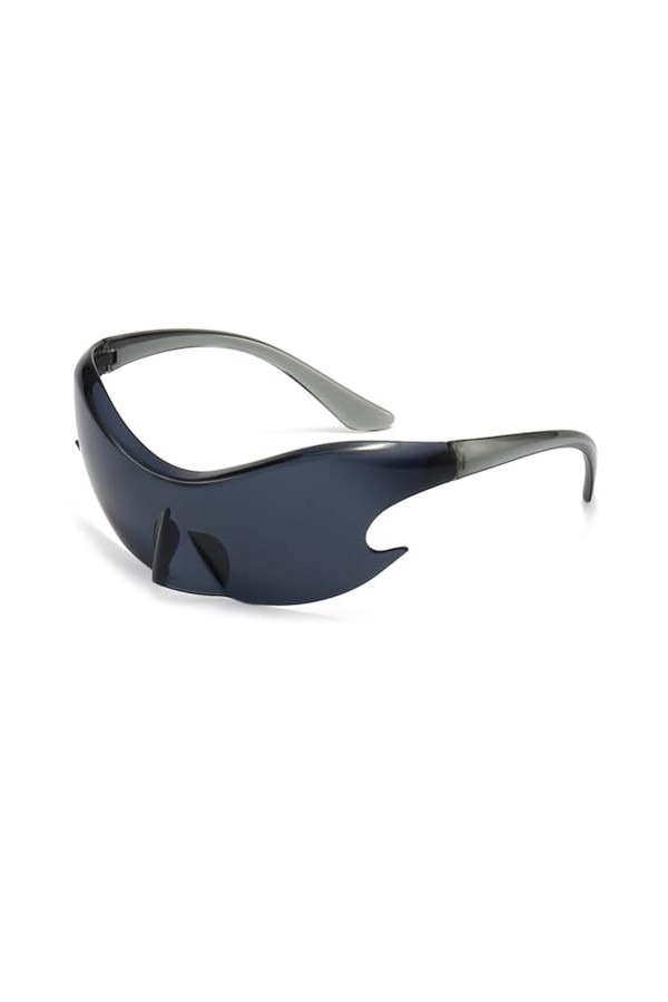 LYEAA Punk Y2K Lunettes de soleil tendance pour homme et femme Lunettes de soleil unisexe pièce Lunettes de soleil Sport Sail