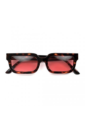 LONDON MOLE Eyewear | Lunettes de soleil glacées | Marque de mode | Protection UV400 | Unisexe Tortoise Shell, Red 