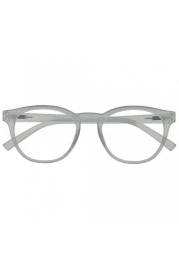 OPULIZE Blu - Lunettes Anti-Lumière Bleue Monture Rondes et Cool Charnières à Ressort Améliore le Sommeil Jeux Ordinateur Tra