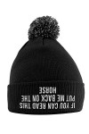 Bonnet à pompon avec inscription « If You Can Read This Put Me Back On The Horse Hat »,Cadeaux déquitation pour filles,Bonne