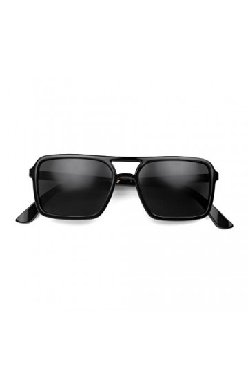 LONDON MOLE Eyewear - Lunettes de soleil espion - Lunettes de soleil rectangulaires - Marque de mode - Protection UV400 - Lun