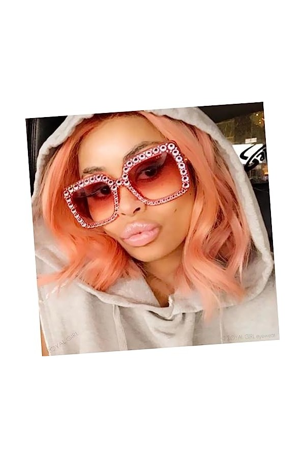 Holibanna Rose Lunettes Lunettes De Soleil Pour Femmes Lunettes De Soleil Femmes Lunettes Sans Monture Elton Lunettes Femmes 