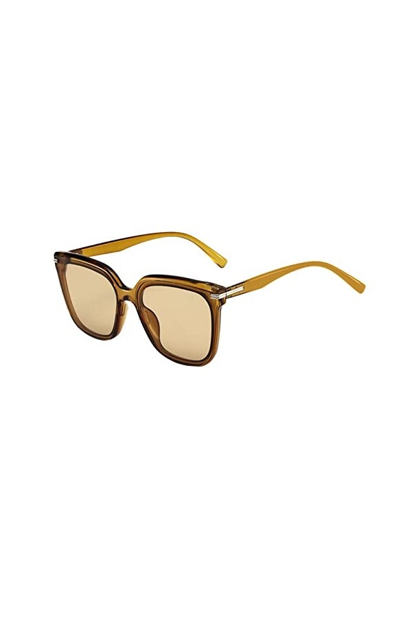 Dorjuli Lunettes de soleil pour femme - Lunettes de soleil surdimensionnées classiques sans cadre - Lunettes de soleil dété