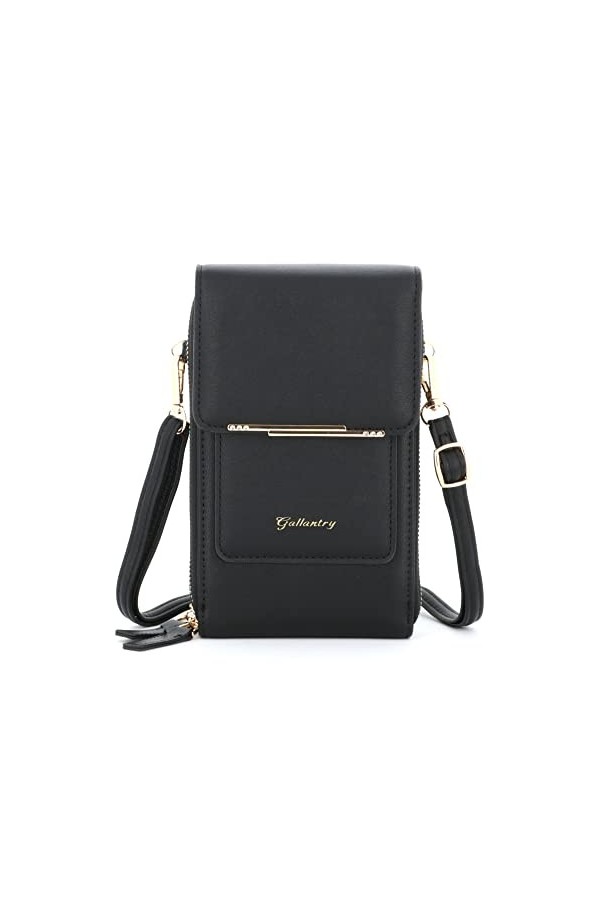 Gallantry - Petit Sac à Bandoulière Femme pour Téléphone Portable- Poche Porte-carte Tout-en-un - Pochette Multifonction Simi