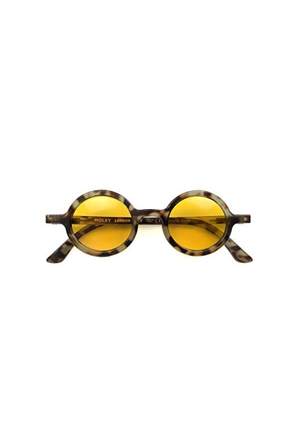 LONDON MOLE Eyewear Lunettes de soleil Moley Protection UV400 Unisexe White, Blue 