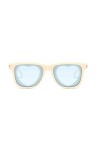 Dorjuli Lunettes de soleil vintage pour femmes polarisées rétro classiques à miroir lunettes de soleil sans monture Lunettes 