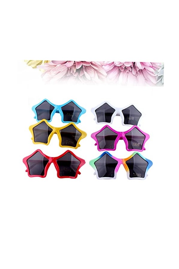 TOPPERFUN 1 Pcs Lunettes De Soleil Bébé Lunettes Étoiles Cadeau De Naissance Lunettes De Soleil Pour Bébé Lunettes Drôles Lun