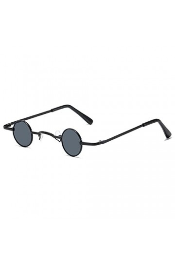 Lunettes de Soleil Rétro Petites Rondes Lunette de Soleil Ronde Hippie Lunettes de Soleil Rondes Polarisées UV400 Protection 