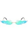 Rimless Lunettes de Soleil Lunettes de Soleil Miroir Flamme Lunettes de Soleil à la Mode Flamme Lunettes de Soleil sans Montu