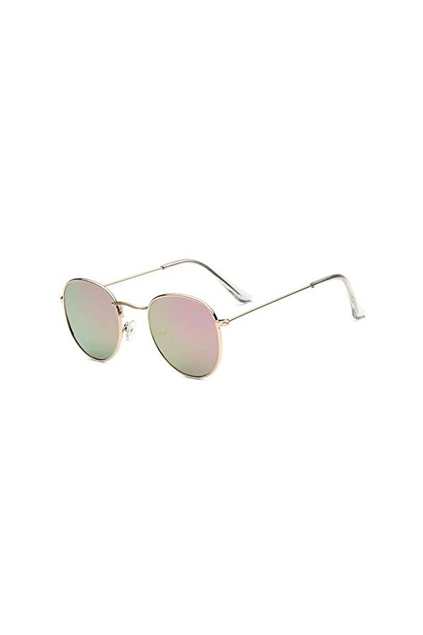 69appeal Lunettes de soleil dorées pour femme - Tenue de festival - Lunettes de soleil vintage miroir - Accessoires modernes 