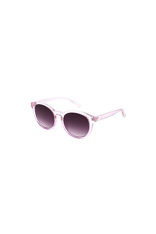 Basley Lunettes de Soleil pour Femme 8412-a-39, Rose Transparent, Taille Unique