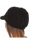 Sakkas EHA405BC Chapeau/Casquette Laine Hiver Unisexe de Vendeur de Journaux/Chauffeur de Taxi avec Accent Fleur en Bouton 6
