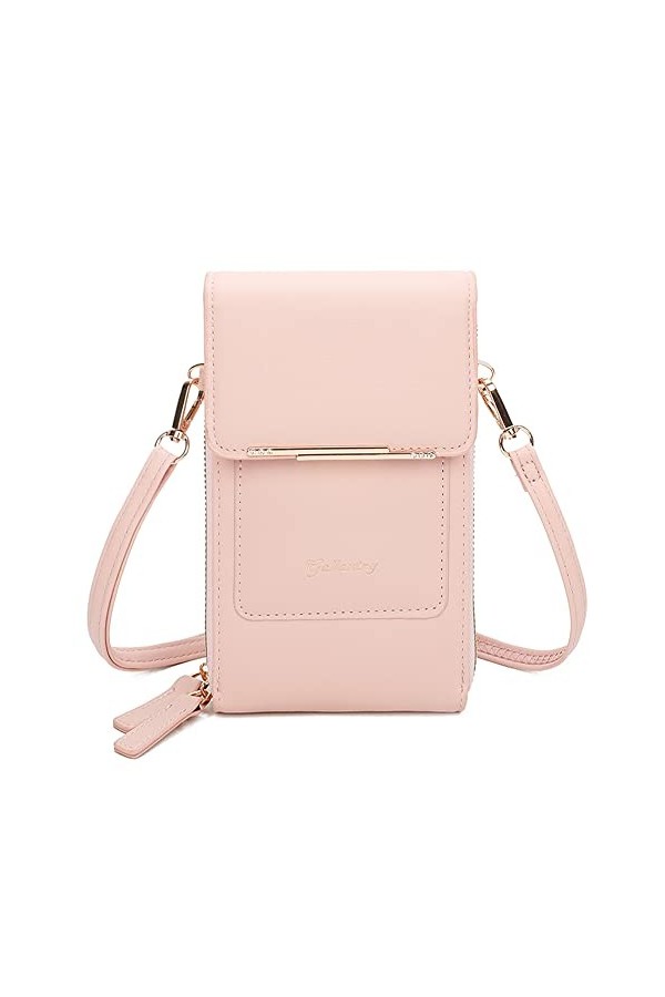 Gallantry - Petit Sac à Bandoulière Femme pour Téléphone Portable- Poche Porte-carte Tout-en-un - Pochette Multifonction Simi