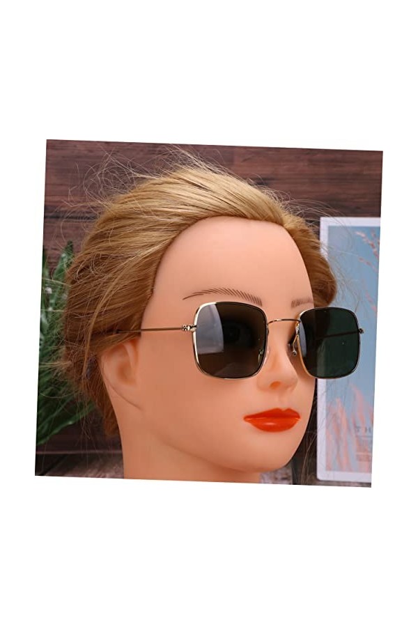 SAFIGLE Lunettes De Soleil Métalliques Pour Femmes Lunettes De Soleil De Plage Lunettes De Soleil Claires Lunettes De Soleil 