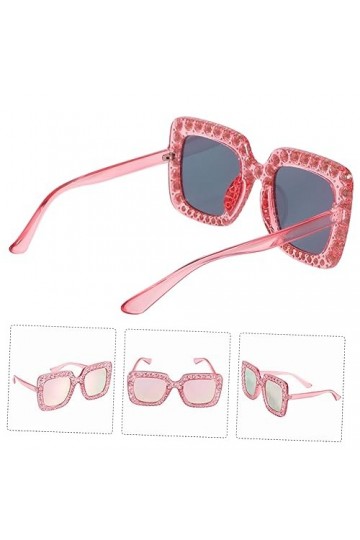 SOIMISS Lunettes De Soleil Sport Lunettes De Soleil Pour Hommes Lunettes Carrées Lunettes Sans Monture Femmes Lunettes De Sol