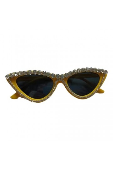 Mumuve Lunettes de soleil avec cadre œil de chat pour adulte - Pour carnaval - Pour fête de carnaval - Monture œil de chat - 