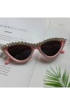 Mumuve Lunettes de soleil avec cadre œil de chat pour adulte - Pour carnaval - Pour fête de carnaval - Monture œil de chat - 