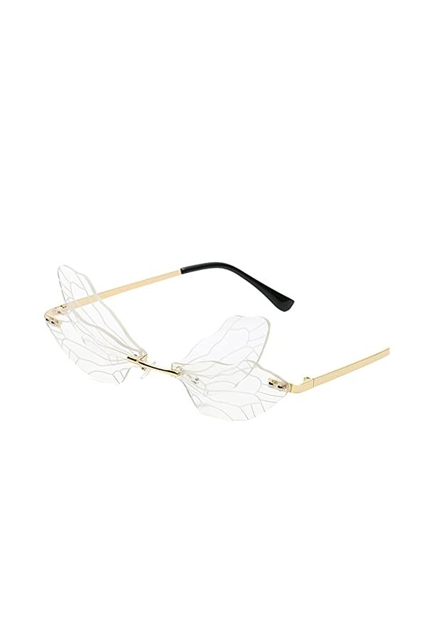 Lunettes de soleil polarisées rétro pour femme - Verres teintés - Couleurs hippie - Lunettes de soleil papillon - Vintage - L