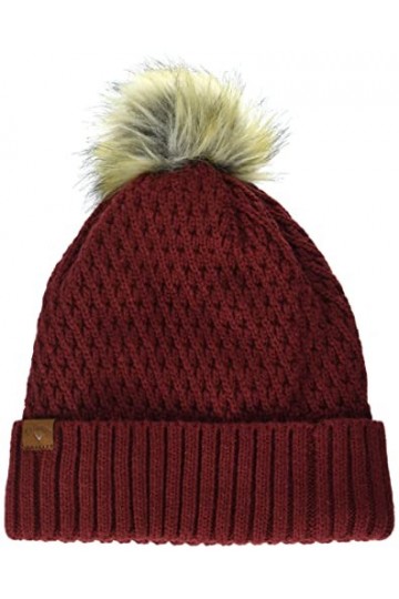 Callaway Femme À Pompon pour Femme Bonnet Beanie , Noir, Taille unique EU
