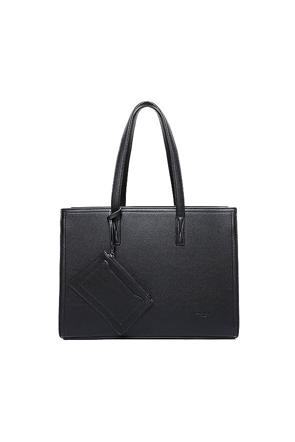 Gallantry - Sac A Main Femme avec Pochette - Cabas Format A4 pour Cours - Taille Shopping Fourre-Tout Porte-Document - Tendan