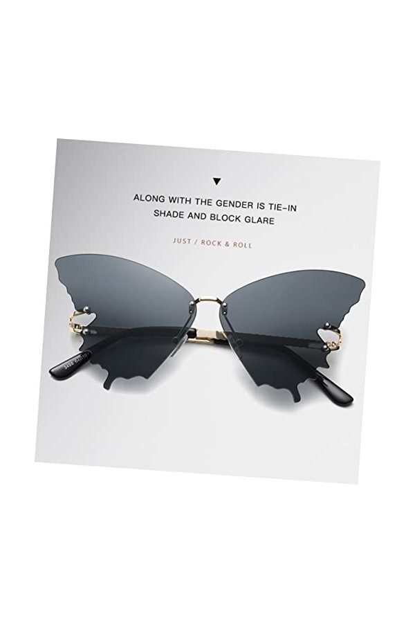 SOIMISS 1 Paire De Lunettes De Soleil Métallique Lunettes De Soleil Pour Femmes Femme Lunettes De Soleil Polarisées Libellule