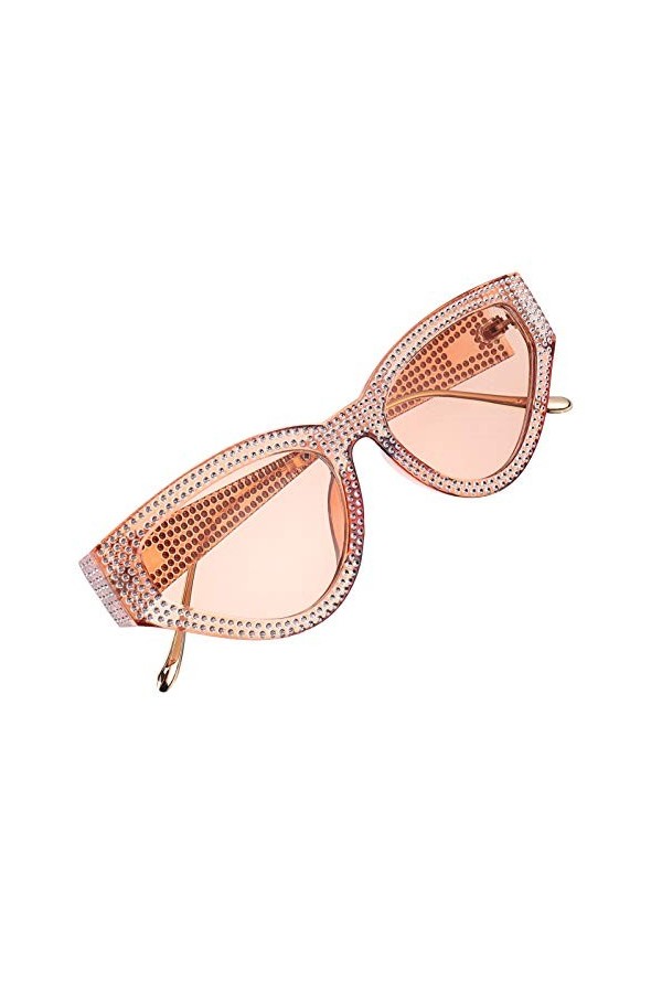 VALICLUD 1 Paire Lunettes De Soleil Triangulaires Lunettes Élégantes Lunettes De Mode Lunettes De Soleil Unisexes Pour Adulte