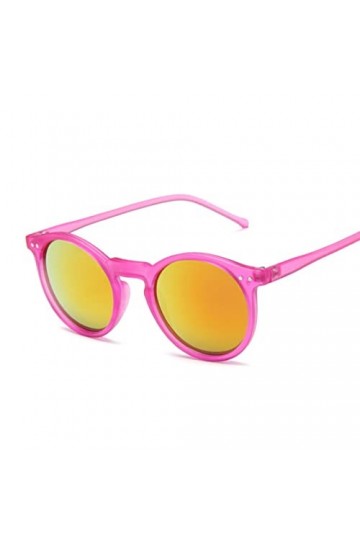 Vintage Leopard Lunettes de Soleil Rondes Femmes Mode Chat Eye Miroir Lunettes de Soleil Femme Marque Designer