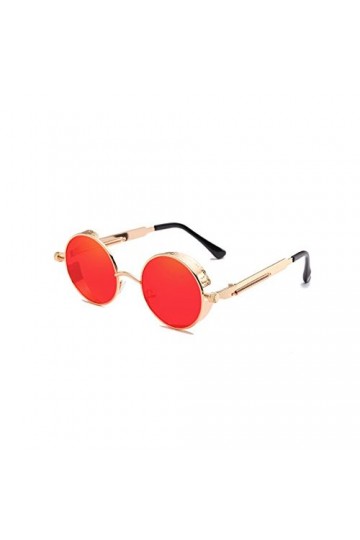 huicai Homme et femme Métal lunettes rondes Lunettes de soleil rétro