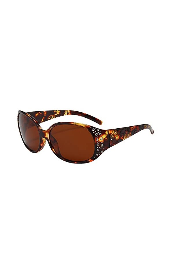 Clicitina Lunettes de soleil polarisées pour femme Lunettes de soleil de mode premium Lunettes de soleil design pour femme CJ