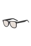 Lunettes de soleil pour femme homme vintage Big Frame Femme Shades UV400 Lunettes de soleil KzS266, gris, Taille unique