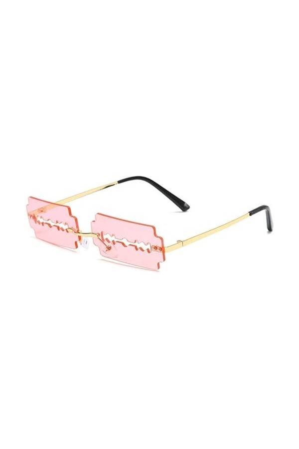 Uteruik Lunettes de soleil sans monture pour femme B 