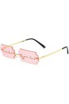 Uteruik Lunettes de soleil sans monture pour femme B 