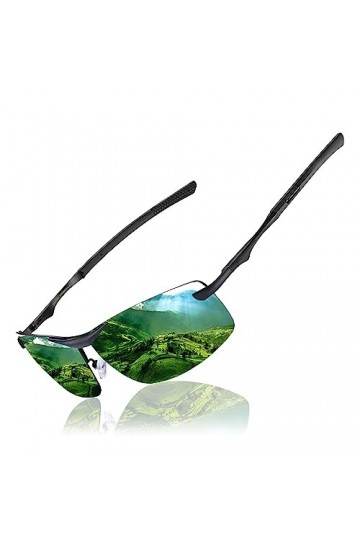 Lunettes de soleil Pilote polarisées hommes femmes Mode Sommer Vacances Extérieur Conduite Pêche Course à pied Cadre incassab