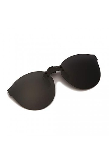 YAMEIZE Lunettes de Soleil Polarisées à Clipser Femme Homme Protection UV400 Anti-reflets Lentille sans Monture Rabattable po