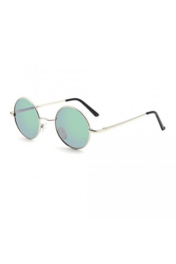 LHSDMOAT Lunettes de soleil polarisées unisexes rétro, lunettes de soleil rondes vintage de style Lennon pour hommes femmes, 